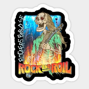 Undead Rockers Hell "666" Sticker